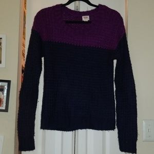 Color block sweater